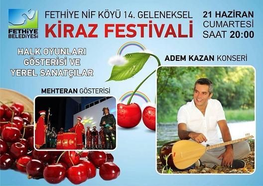 Kiraz Festivali Cumartesi Akam Yaplacak